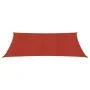 Toldo de vela rojo HDPE 160 g/m² 2x4,5 m de vidaXL, Sombrillas - Ref: Foro24-311615, Precio: 23,14 €, Descuento: %