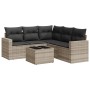 Set de sofás de jardín 6 pzas y cojines ratán sintético gris de , Conjuntos de jardín - Ref: Foro24-3218952, Precio: 394,41 €...