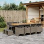 Set comedor de jardín con cojines 13 pzas ratán sintético gris de , Conjuntos de jardín - Ref: Foro24-3210626, Precio: 933,09...