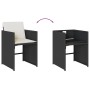 Set comedor de jardín con cojines 15 pzas ratán sintético negro de , Conjuntos de jardín - Ref: Foro24-3211179, Precio: 840,5...