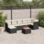Set de sofás de jardín 8 piezas y cojines ratán sintético negro de , Conjuntos de jardín - Ref: Foro24-3256084, Precio: 462,8...