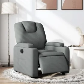 Sillón reclinable eléctrico de tela gris oscuro de , Sillones - Ref: Foro24-3204345, Precio: 258,54 €, Descuento: %