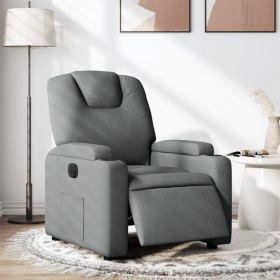 Sillón reclinable eléctrico de tela gris oscuro de , Sillones - Ref: Foro24-3204345, Precio: 237,77 €, Descuento: %
