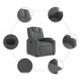 Sillón reclinable eléctrico de tela gris oscuro de , Sillones - Ref: Foro24-3204345, Precio: 237,77 €, Descuento: %