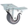 Ruedas giratorias con frenos dobles 4 unidades 50 mm de , Manipulación de materiales - Ref: Foro24-143418, Precio: 15,90 €, D...