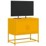 Mueble para TV de acero amarillo mostaza 68,5x39x60,5 cm de , Muebles TV - Ref: Foro24-846473, Precio: 57,54 €, Descuento: %