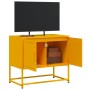 Mueble para TV de acero amarillo mostaza 68,5x39x60,5 cm de , Muebles TV - Ref: Foro24-846473, Precio: 57,54 €, Descuento: %