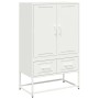 Aparador de acero laminado en frío blanco 68x39x111,5 cm de , Aparadores - Ref: Foro24-846613, Precio: 113,26 €, Descuento: %