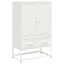 Cold-rolled white steel sideboard 68x39x111.5 cm by , Sideboards - Ref: Foro24-846613, Price: 110,92 €, Discount: %