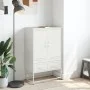 Cold-rolled white steel sideboard 68x39x111.5 cm by , Sideboards - Ref: Foro24-846613, Price: 110,92 €, Discount: %
