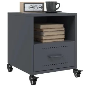 Nachttische, 2 Stück, anthrazitgraues Stahl, 36x39x43,5 cm. von , Nachttische - Ref: Foro24-846709, Preis: 80,49 €, Rabatt: %