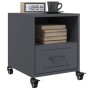 Mesitas de noche 2 unidades acero gris antracita 36x39x43,5 cm de , Mesitas de noche - Ref: Foro24-846709, Precio: 81,28 €, D...
