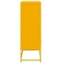 Aparador de acero laminado en frío amarillo 68x39x111,5 cm de , Aparadores - Ref: Foro24-846611, Precio: 151,14 €, Descuento: %