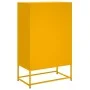 Aparador de acero laminado en frío amarillo 68x39x111,5 cm de , Aparadores - Ref: Foro24-846611, Precio: 151,14 €, Descuento: %