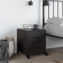 Mesita de noche acero negra 36x39x43,5 cm de , Mesitas de noche - Ref: Foro24-846626, Precio: 52,97 €, Descuento: %