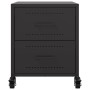 Mesita de noche acero negra 36x39x43,5 cm de , Mesitas de noche - Ref: Foro24-846626, Precio: 52,97 €, Descuento: %
