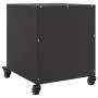 Mesita de noche acero negra 36x39x43,5 cm de , Mesitas de noche - Ref: Foro24-846626, Precio: 52,97 €, Descuento: %