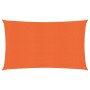 Toldo de vela HDPE naranja 160 g/m² 2x5 m de vidaXL, Sombrillas - Ref: Foro24-311671, Precio: 28,36 €, Descuento: %