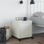Mesita de noche acero blanco 36x39x43,5 cm de , Mesitas de noche - Ref: Foro24-846624, Precio: 49,73 €, Descuento: %