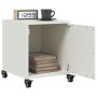 Mesita de noche acero blanco 36x39x43,5 cm de , Mesitas de noche - Ref: Foro24-846624, Precio: 49,73 €, Descuento: %