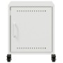Mesita de noche acero blanco 36x39x43,5 cm de , Mesitas de noche - Ref: Foro24-846624, Precio: 49,73 €, Descuento: %