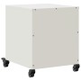 Mesita de noche acero blanco 36x39x43,5 cm de , Mesitas de noche - Ref: Foro24-846624, Precio: 49,73 €, Descuento: %