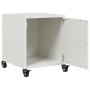 Mesita de noche acero blanco 36x39x43,5 cm de , Mesitas de noche - Ref: Foro24-846624, Precio: 49,73 €, Descuento: %
