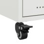 Mesita de noche acero blanco 36x39x43,5 cm de , Mesitas de noche - Ref: Foro24-846714, Precio: 45,65 €, Descuento: %