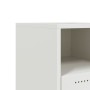 Mesita de noche acero blanco 36x39x43,5 cm de , Mesitas de noche - Ref: Foro24-846714, Precio: 45,65 €, Descuento: %