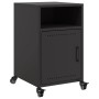 Mesita de noche acero negra 36x39x59 cm de , Mesitas de noche - Ref: Foro24-846716, Precio: 50,25 €, Descuento: %