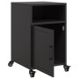 Mesita de noche acero negra 36x39x59 cm de , Mesitas de noche - Ref: Foro24-846716, Precio: 50,25 €, Descuento: %