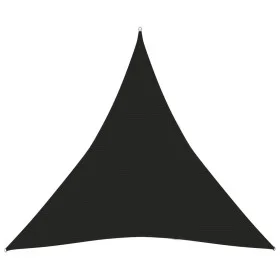 Toldo de vela negro HDPE 160 g/m² 3,6x3,6x3,6 m de vidaXL, Sombrillas - Ref: Foro24-311748, Precio: 24,74 €, Descuento: %
