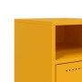 Mesitas de noche 2 unidades acero amarillo mostaza 36x39x59 cm de , Mesitas de noche - Ref: Foro24-846723, Precio: 83,85 €, D...