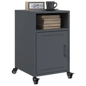 Mesitas de noche 2 unidades acero gris antracita 36x39x59 cm de , Mesitas de noche - Ref: Foro24-846721, Precio: 82,67 €, Des...