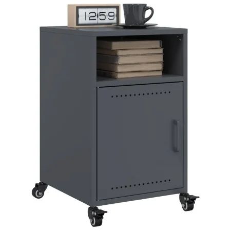 Mesitas de noche 2 unidades acero gris antracita 36x39x59 cm de , Mesitas de noche - Ref: Foro24-846721, Precio: 82,67 €, Des...
