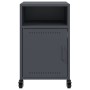 Mesitas de noche 2 unidades acero gris antracita 36x39x59 cm de , Mesitas de noche - Ref: Foro24-846721, Precio: 83,47 €, Des...