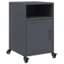 Mesitas de noche 2 unidades acero gris antracita 36x39x59 cm de , Mesitas de noche - Ref: Foro24-846721, Precio: 82,67 €, Des...