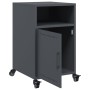 Mesitas de noche 2 unidades acero gris antracita 36x39x59 cm de , Mesitas de noche - Ref: Foro24-846721, Precio: 83,47 €, Des...