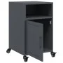 Mesitas de noche 2 unidades acero gris antracita 36x39x59 cm de , Mesitas de noche - Ref: Foro24-846721, Precio: 82,67 €, Des...