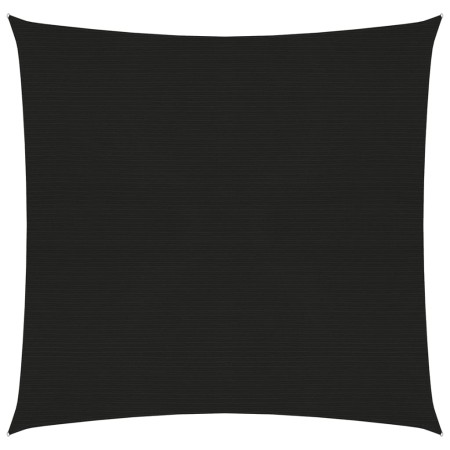 Toldo de vela negro HDPE 160 g/m² 2,5x2,5 m de vidaXL, Sombrillas - Ref: Foro24-311713, Precio: 23,86 €, Descuento: %