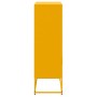 Aparador de acero amarillo mostaza 68,5x38,5x123,5 cm de , Aparadores - Ref: Foro24-846503, Precio: 124,39 €, Descuento: %