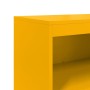 Aparador de acero amarillo mostaza 68,5x38,5x123,5 cm de , Aparadores - Ref: Foro24-846503, Precio: 124,39 €, Descuento: %