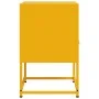 Mesita de noche acero amarillo mostaza 36x39x60,5 cm de , Mesitas de noche - Ref: Foro24-846560, Precio: 61,31 €, Descuento: %