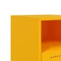 Mesita de noche acero amarillo mostaza 36x39x60,5 cm de , Mesitas de noche - Ref: Foro24-846560, Precio: 61,31 €, Descuento: %
