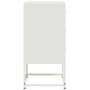 Mesita de noche acero blanco 36x39x78 cm de , Mesitas de noche - Ref: Foro24-846588, Precio: 66,09 €, Descuento: %