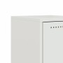 Mesita de noche acero blanco 36x39x78 cm de , Mesitas de noche - Ref: Foro24-846588, Precio: 66,09 €, Descuento: %