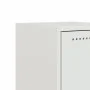 Mesita de noche acero blanco 36x39x78 cm de , Mesitas de noche - Ref: Foro24-846588, Precio: 65,46 €, Descuento: %