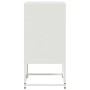 Mesita de noche acero blanco 36x39x78 cm de , Mesitas de noche - Ref: Foro24-846576, Precio: 48,39 €, Descuento: %