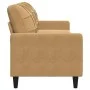 Dreisitzer-Sofa aus braunem Samt, 210 cm. von , Sofas - Ref: Foro24-4007651, Preis: 288,89 €, Rabatt: %