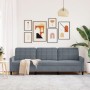 Sofá de 3 plazas terciopelo gris oscuro 210 cm de , Sofás - Ref: Foro24-4007645, Precio: 254,26 €, Descuento: %